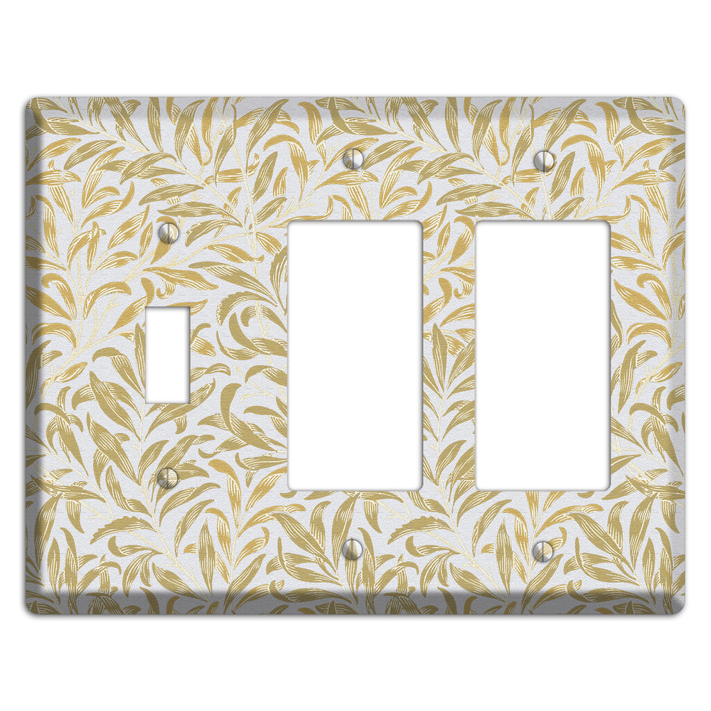 Gilded Meadow Toggle / 2 Rocker Wallplate
