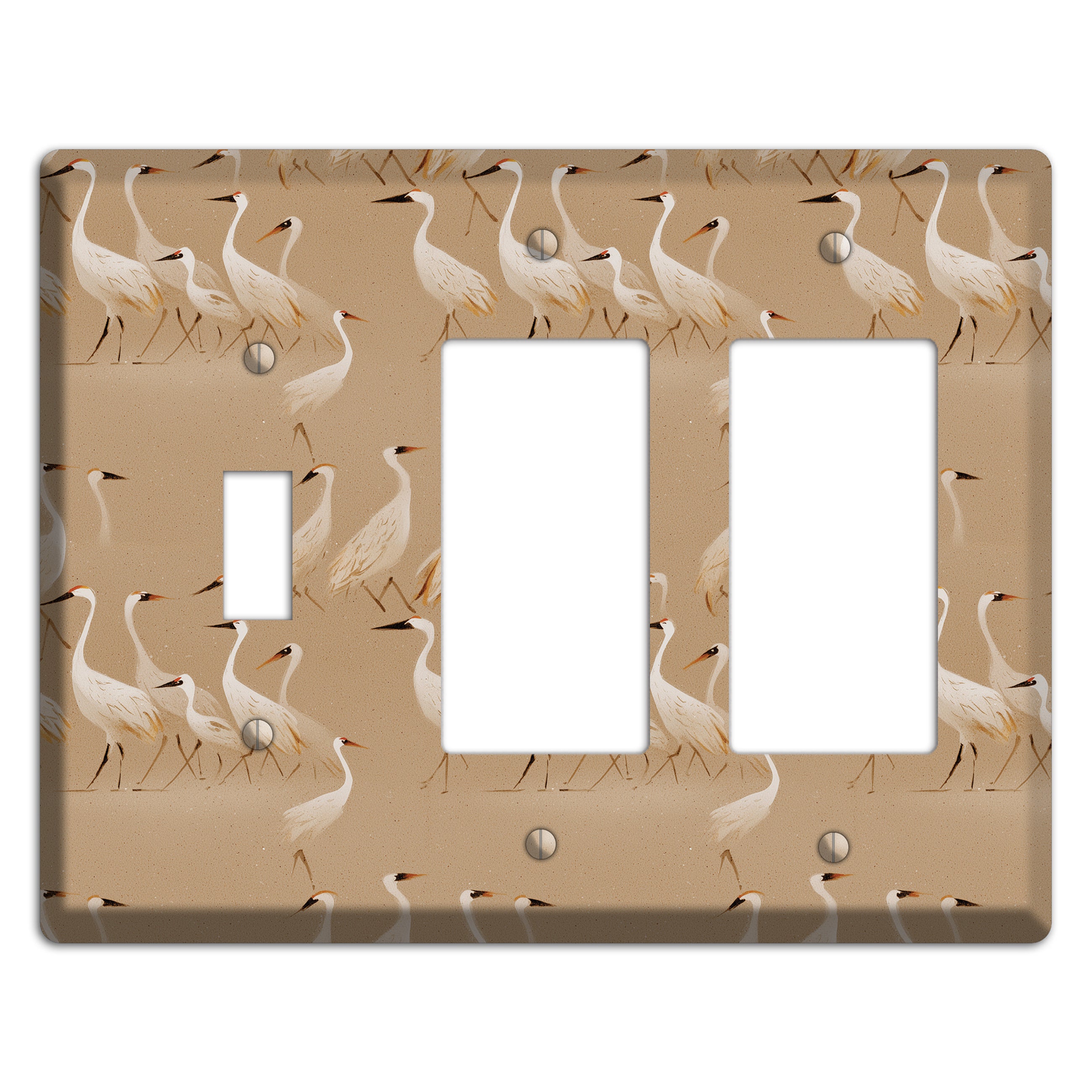 Sandy Shore Gathering Toggle / 2 Rocker Wallplate