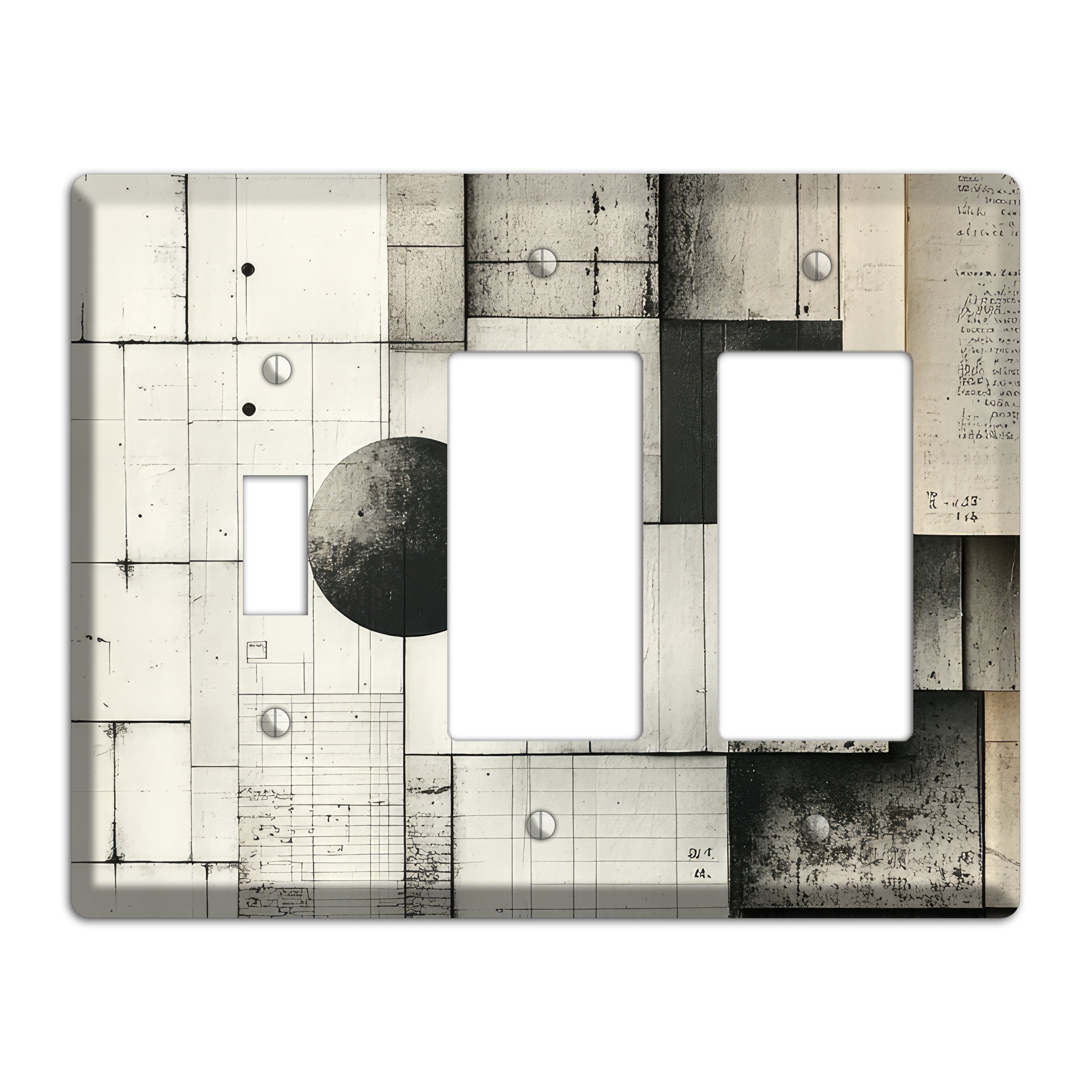 Ledger & Void Toggle / 2 Rocker Wallplate