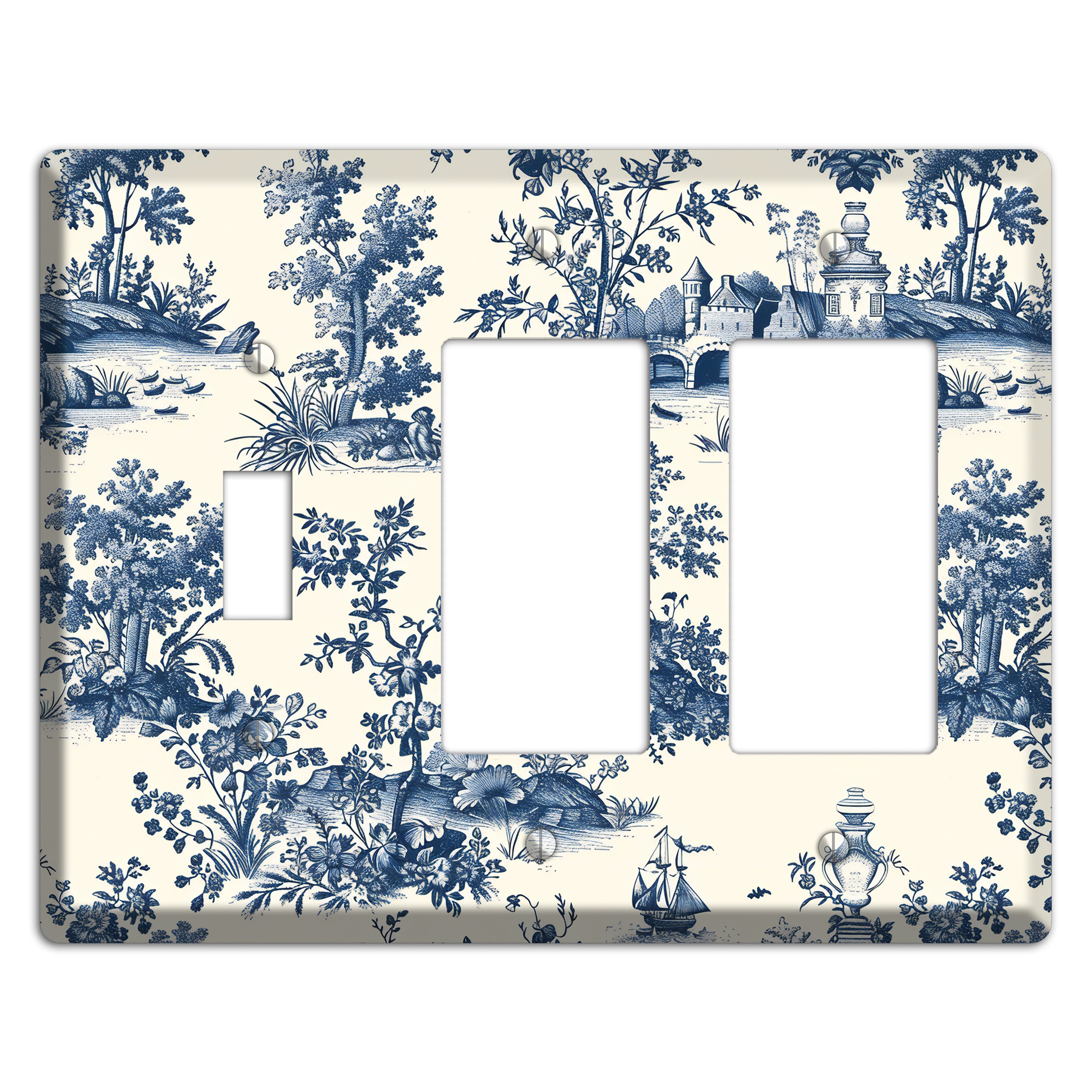 Harbor & Hedgerow Toggle / 2 Rocker Wallplate