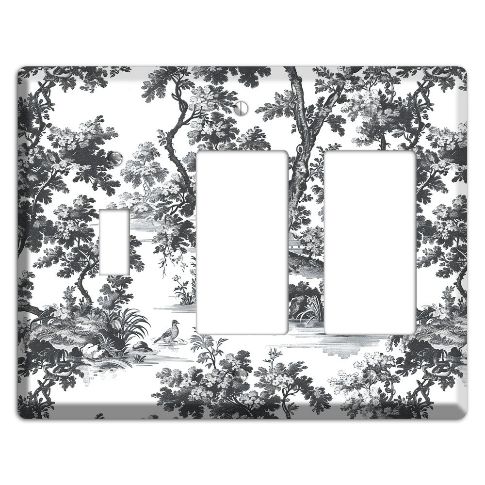 Woodland Reverie Toggle / 2 Rocker Wallplate