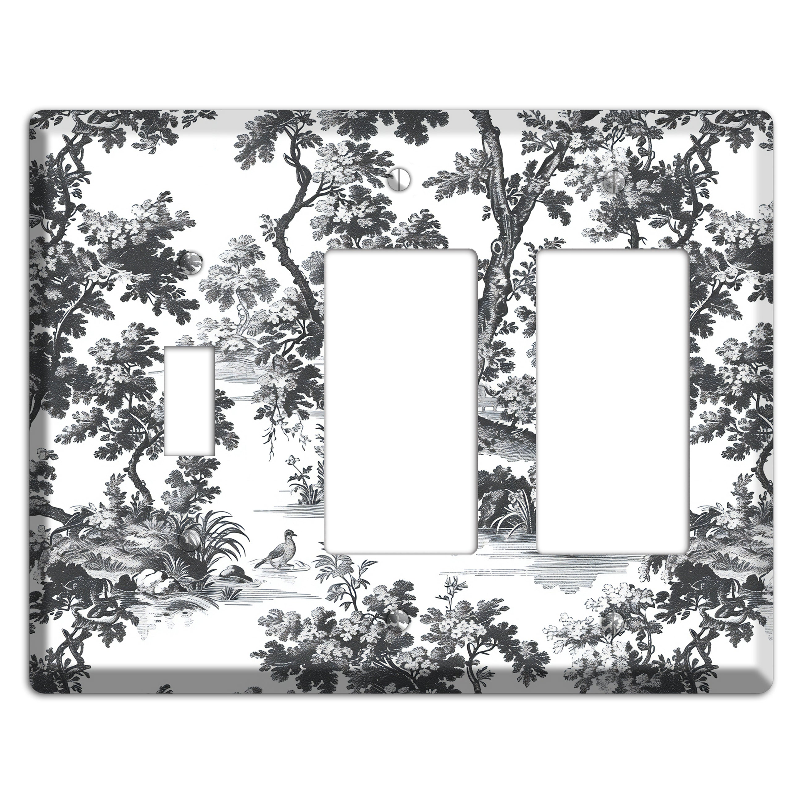 Woodland Reverie Toggle / 2 Rocker Wallplate