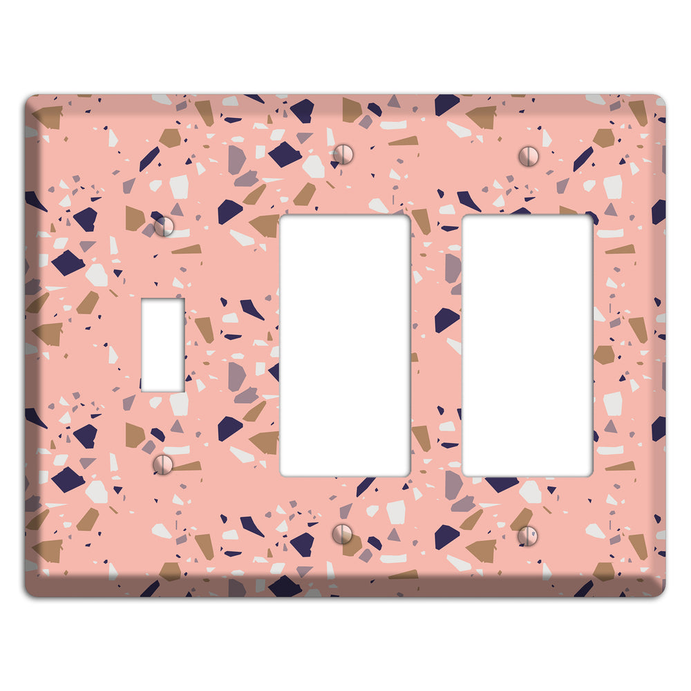 Blush Quarry Toggle / 2 Rocker Wallplate