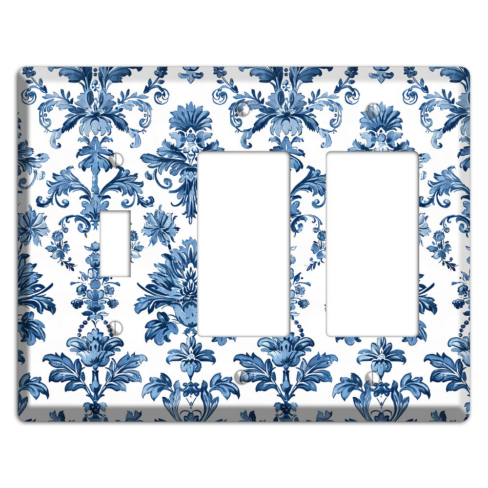 Damask Reverie Toggle / 2 Rocker Wallplate
