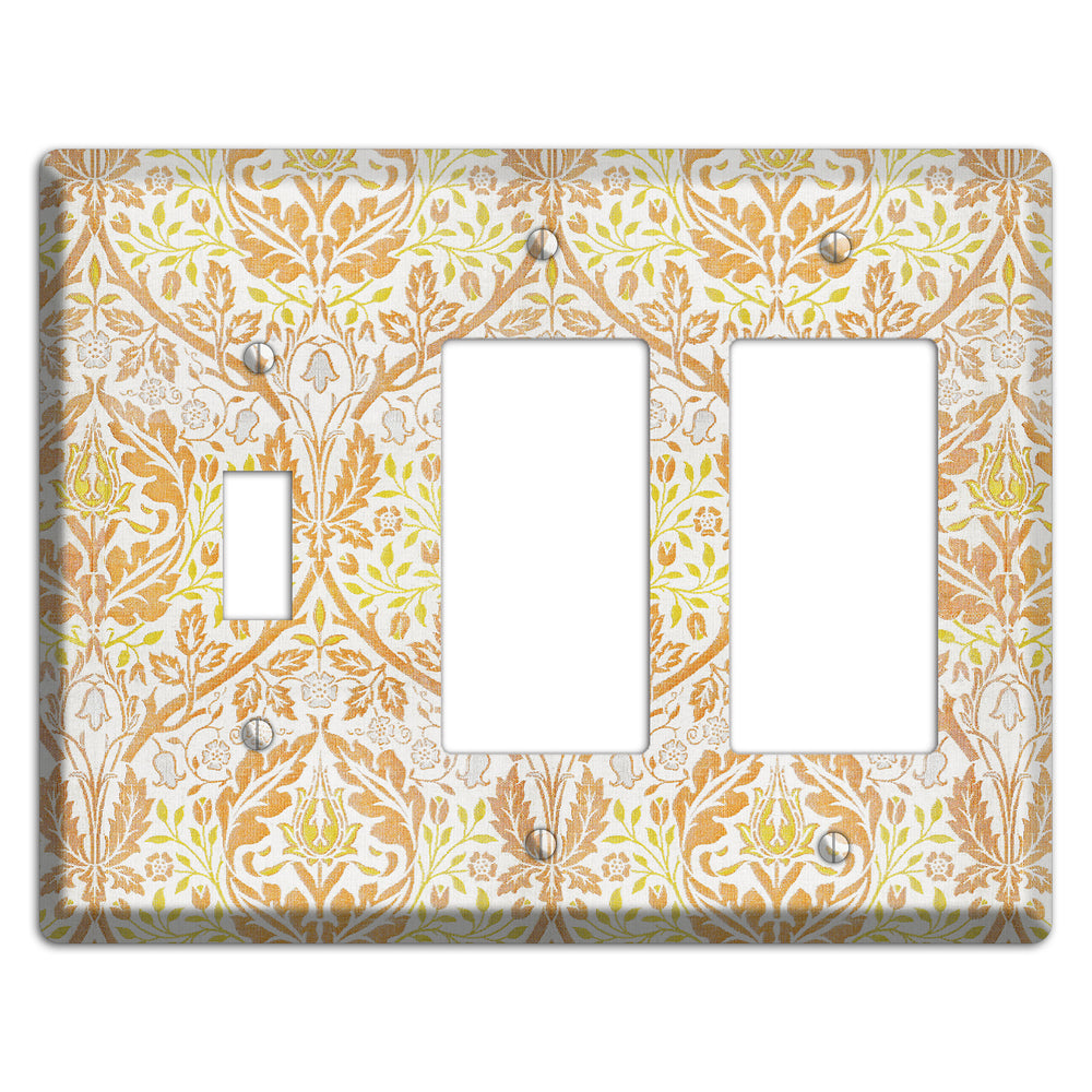 Citrus Tapestry Toggle / 2 Rocker Wallplate