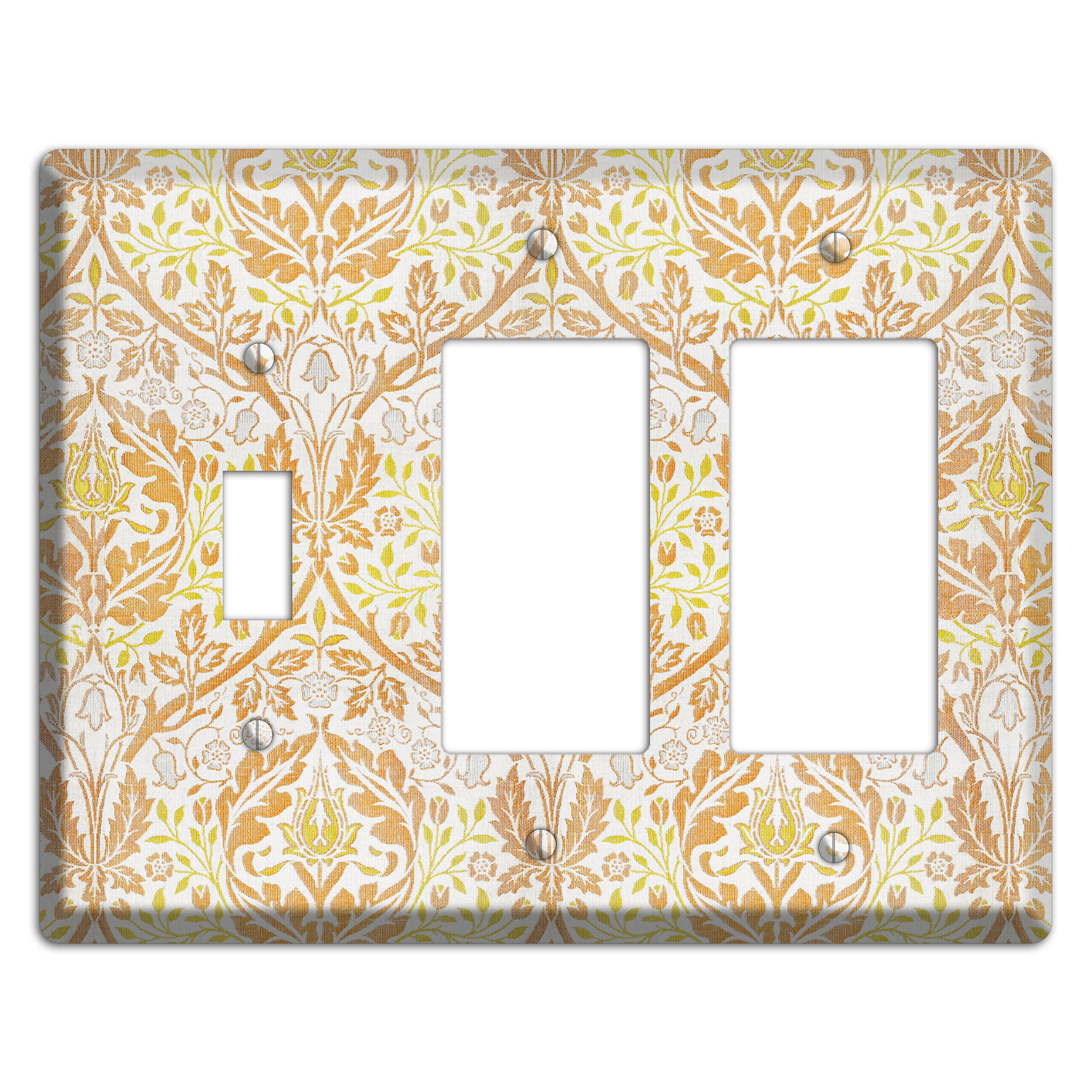 Citrus Tapestry Toggle / 2 Rocker Wallplate