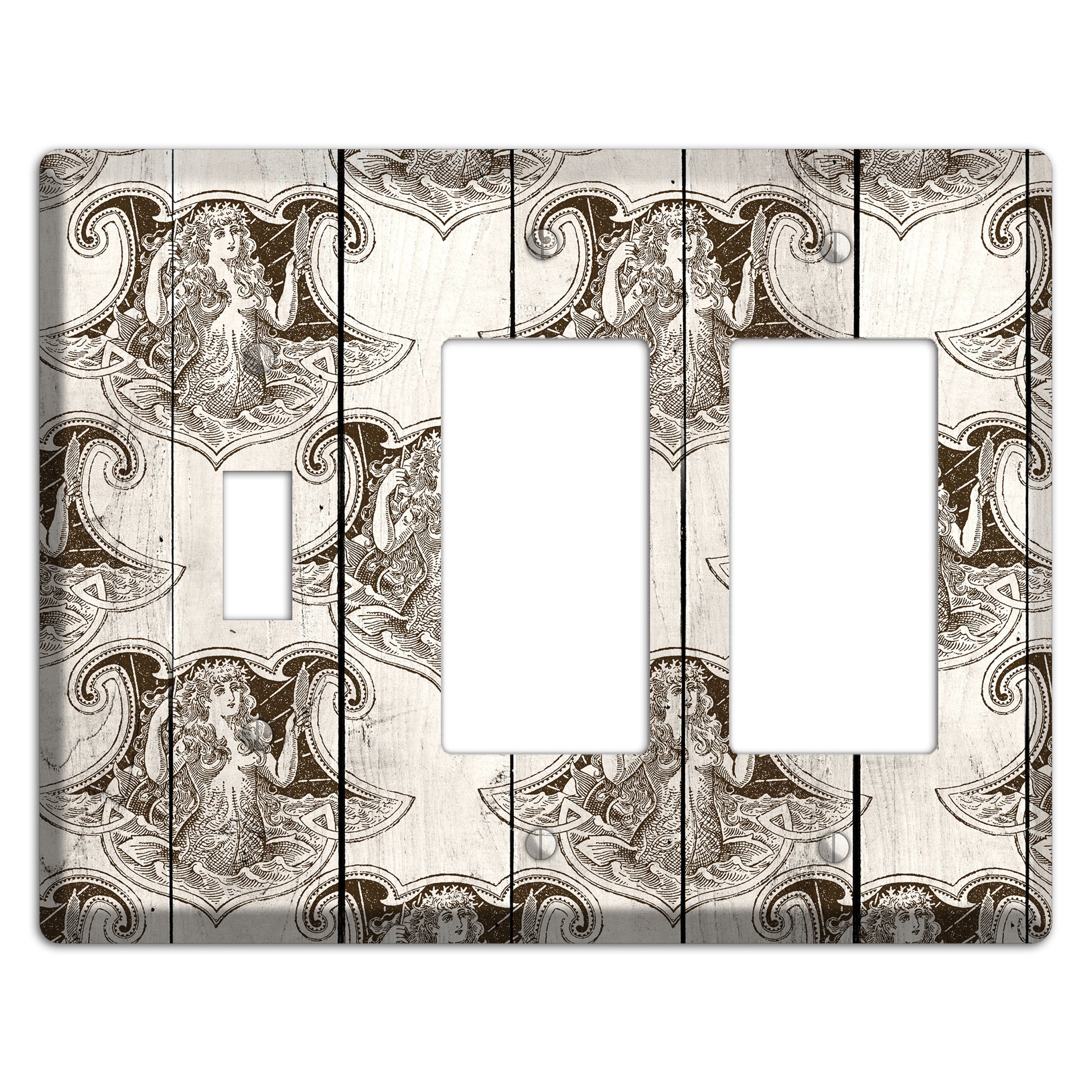 Mermaid’s Crest Toggle / 2 Rocker Wallplate