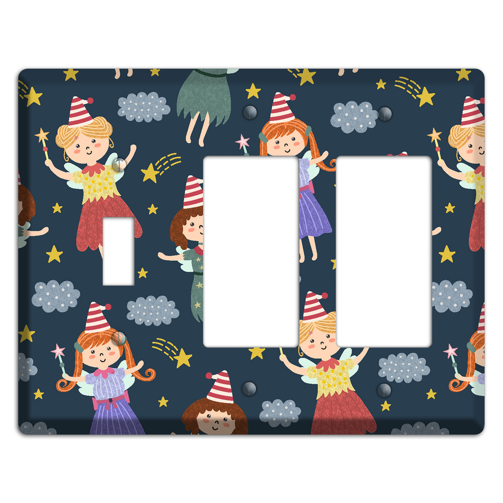 Fairyland Dreams Toggle / 2 Rocker Wallplate