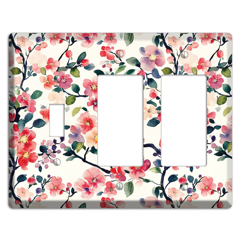 Blossom & Bough Toggle / 2 Rocker Wallplate