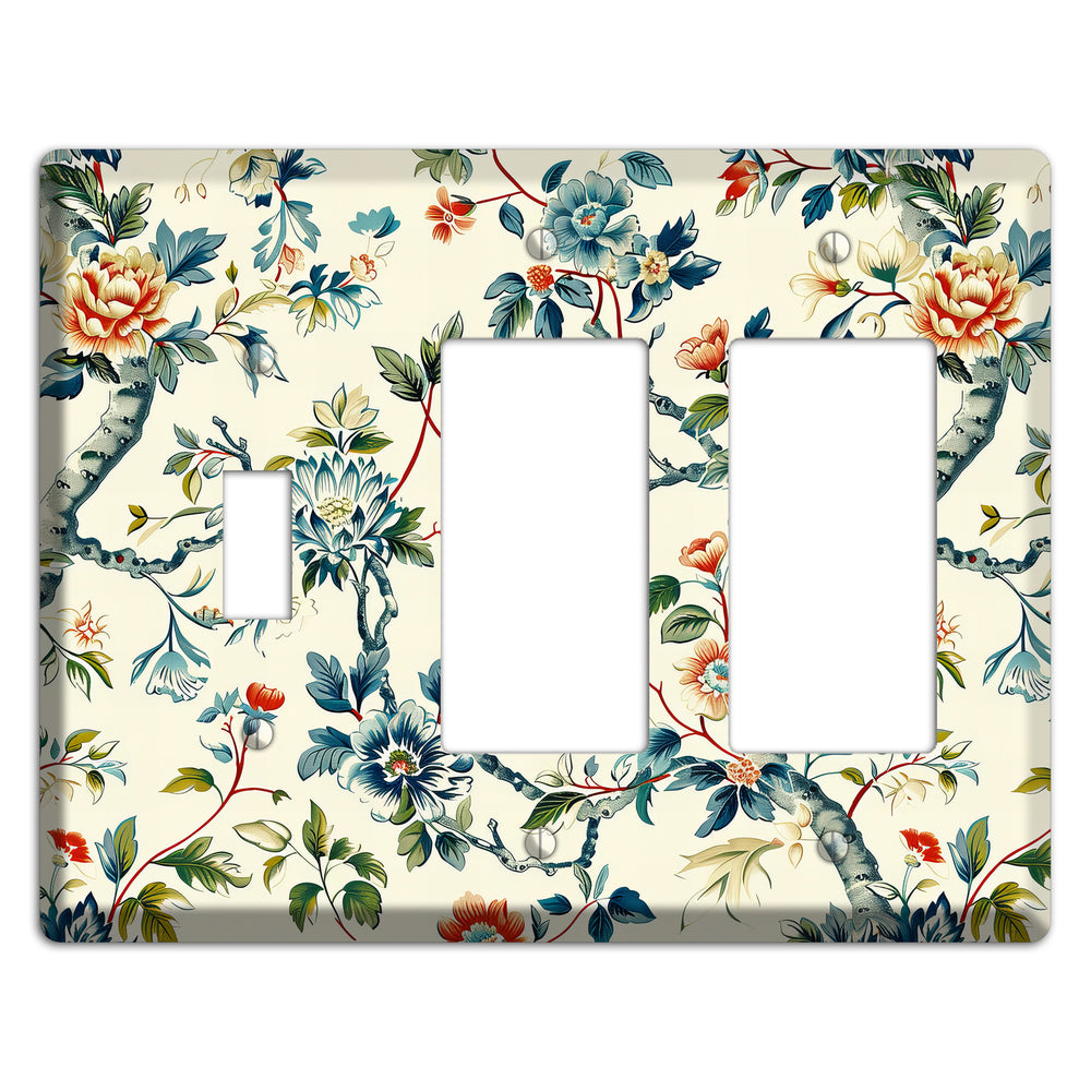Wandering Bough Toggle / 2 Rocker Wallplate