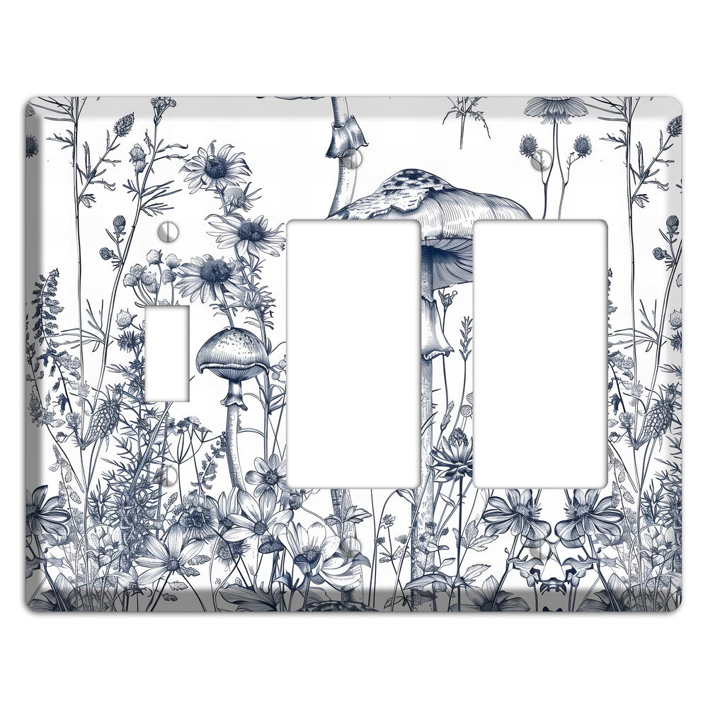 Forager's Meadow Spell Toggle / 2 Rocker Wallplate
