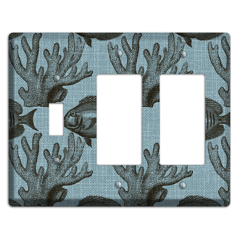 Reef Encounter Toggle / 2 Rocker Wallplate