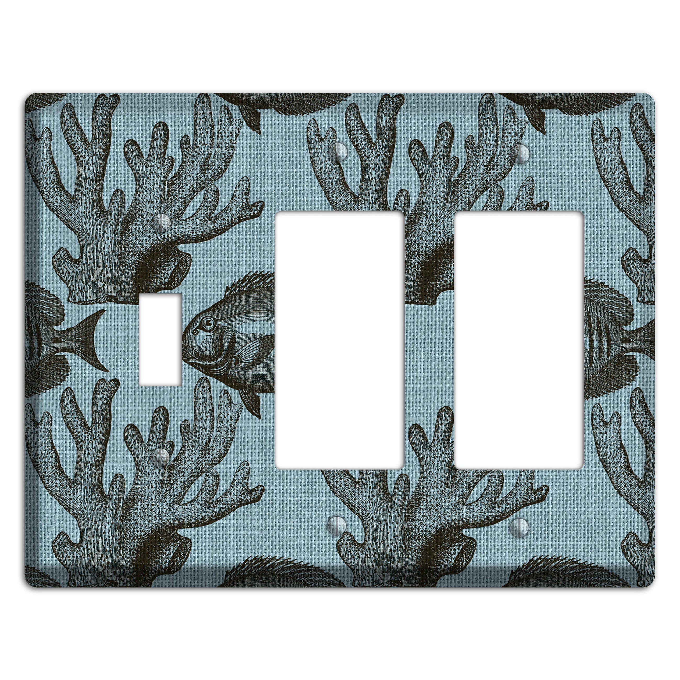 Reef Encounter Toggle / 2 Rocker Wallplate