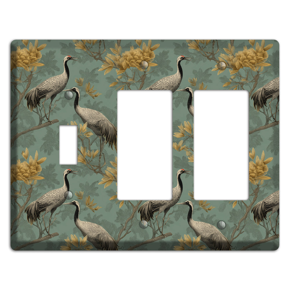 Sage Garden Vigil Toggle / 2 Rocker Wallplate