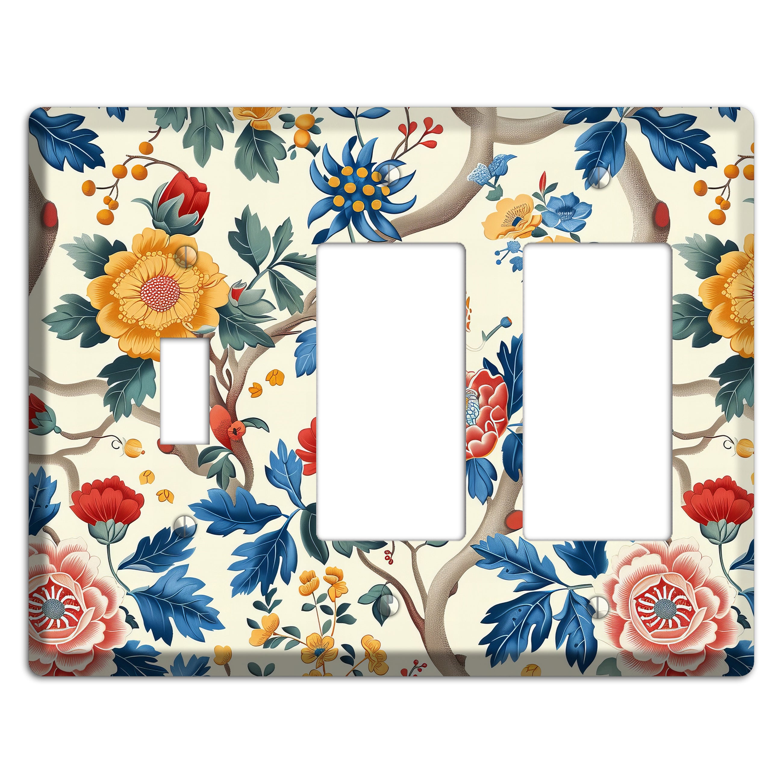 Tangled Bower Fête Toggle / 2 Rocker Wallplate
