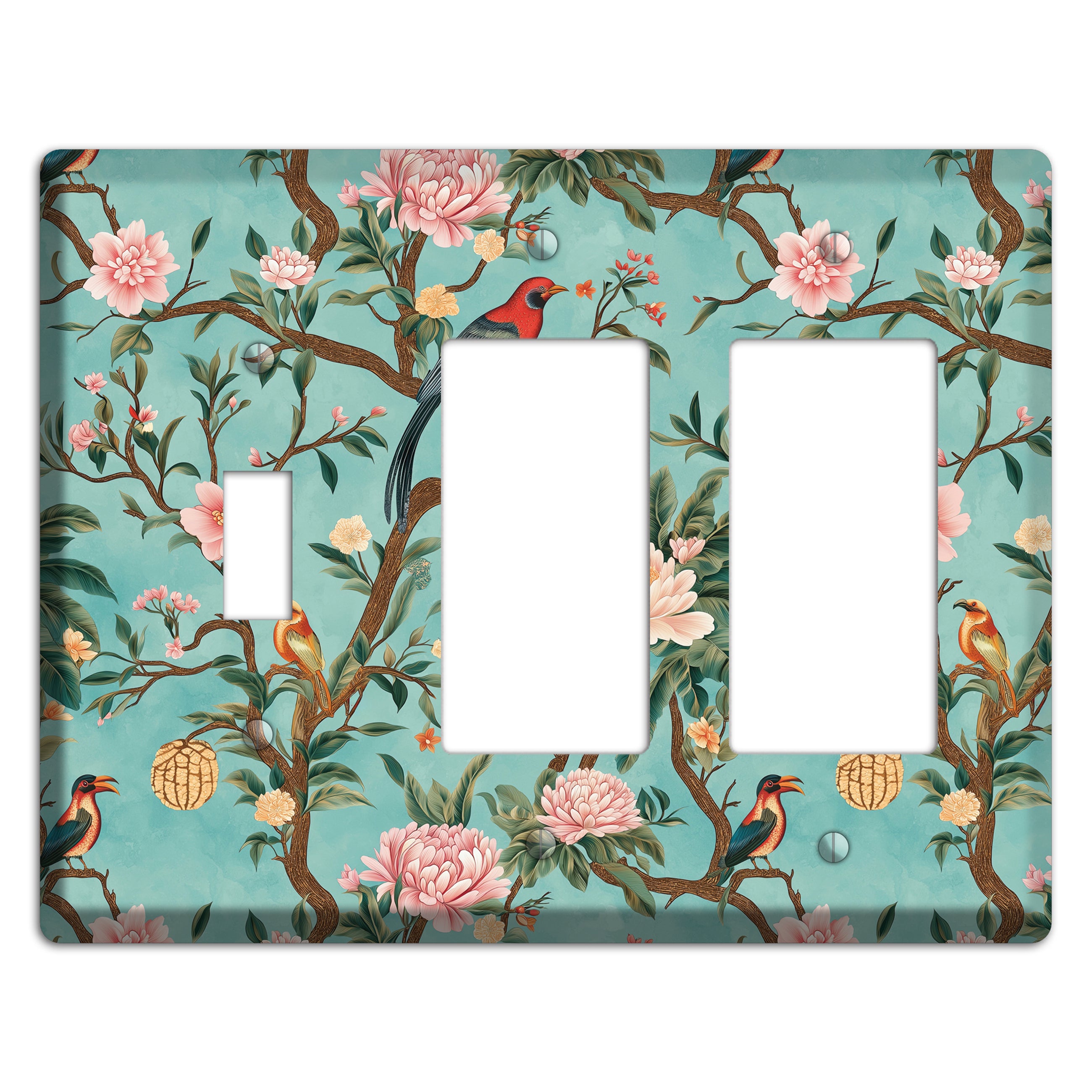 Jade Garden Reverie Toggle / 2 Rocker Wallplate