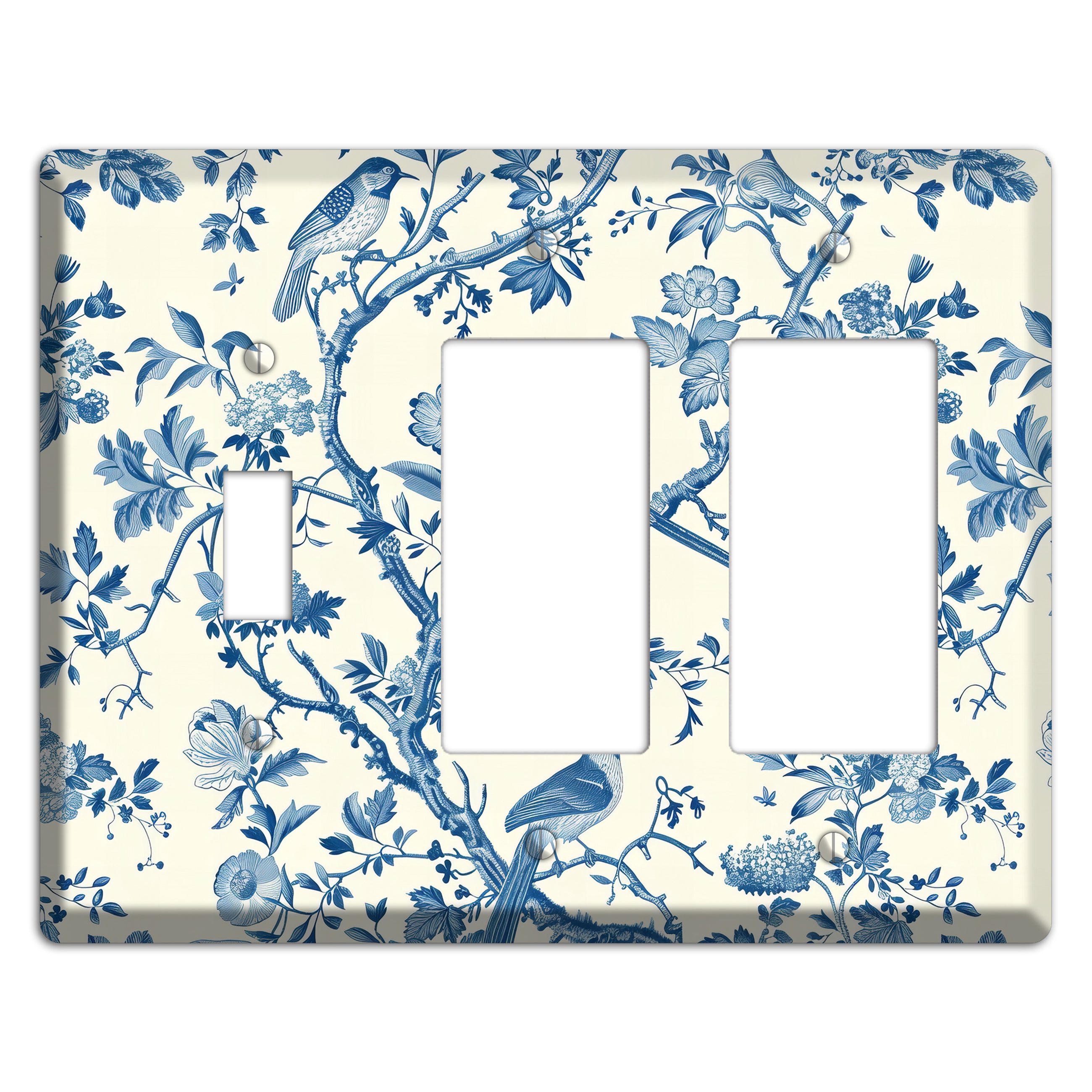 Birdsong & Branch Toggle / 2 Rocker Wallplate