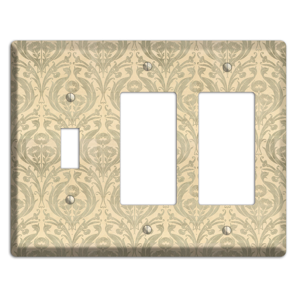 Whispered Thistle Toggle / 2 Rocker Wallplate