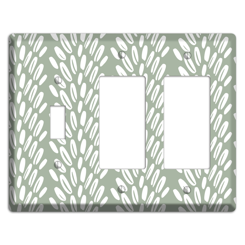 Harvest Whisper Toggle / 2 Rocker Wallplate