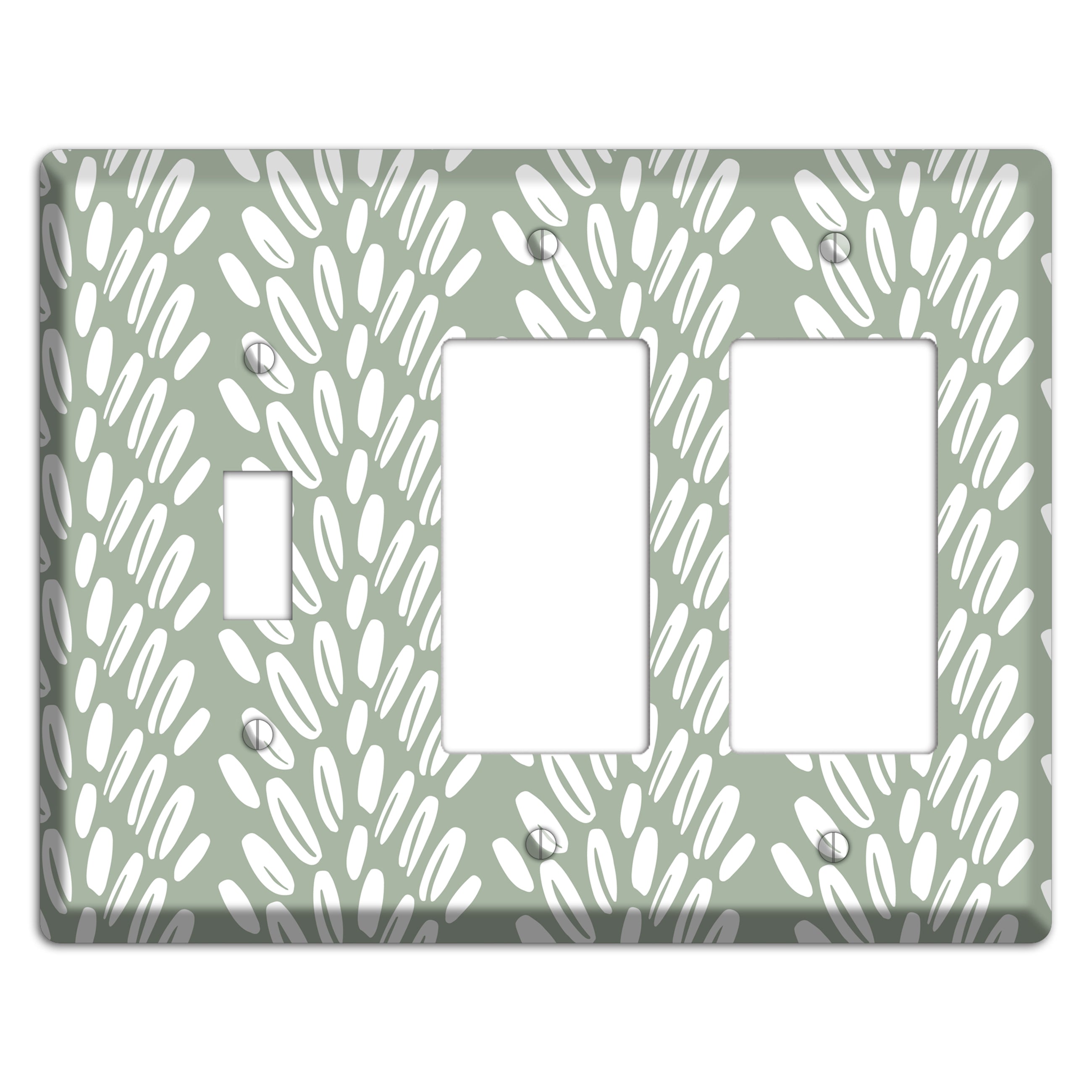 Harvest Whisper Toggle / 2 Rocker Wallplate