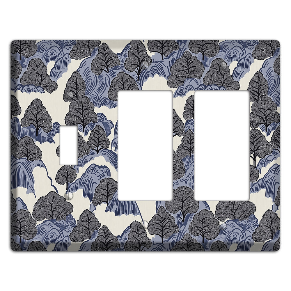 Thousand Pines Toggle / 2 Rocker Wallplate