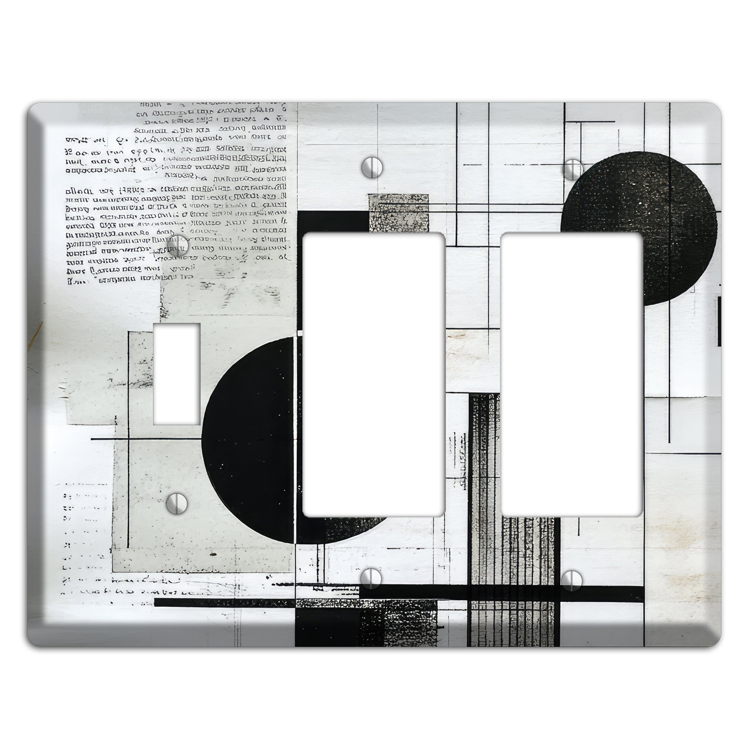 Cartographer's Dream Toggle / 2 Rocker Wallplate