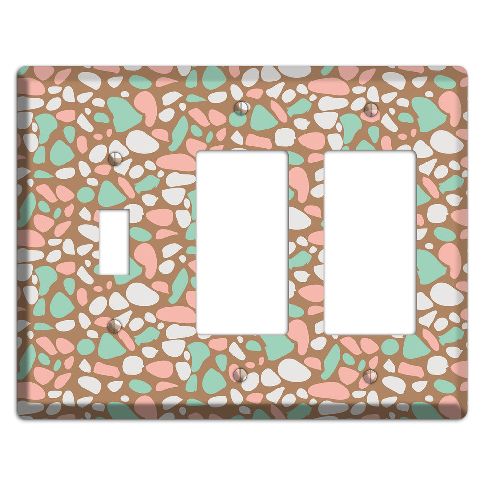 Ginger Mint Chip Toggle / 2 Rocker Wallplate