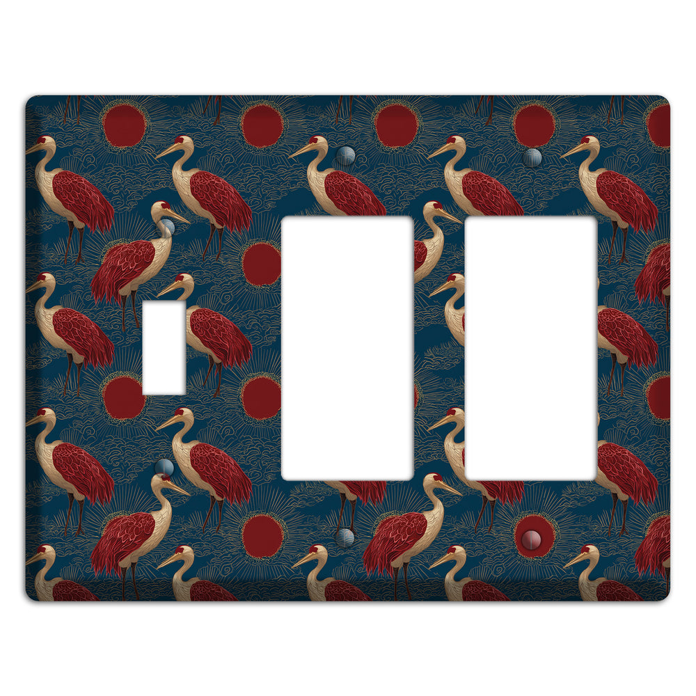 Indigo Sun Vigil Toggle / 2 Rocker Wallplate
