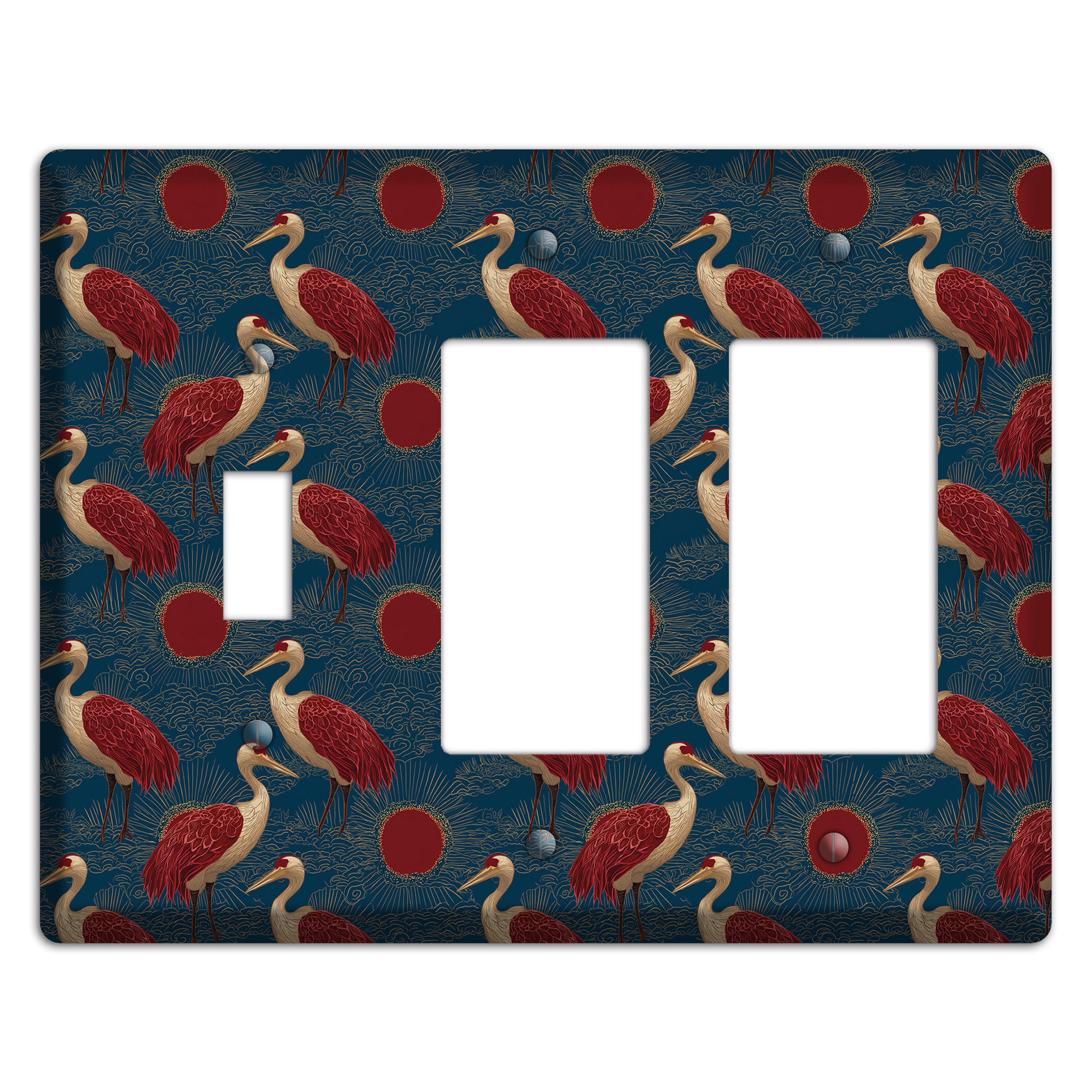 Indigo Sun Vigil Toggle / 2 Rocker Wallplate