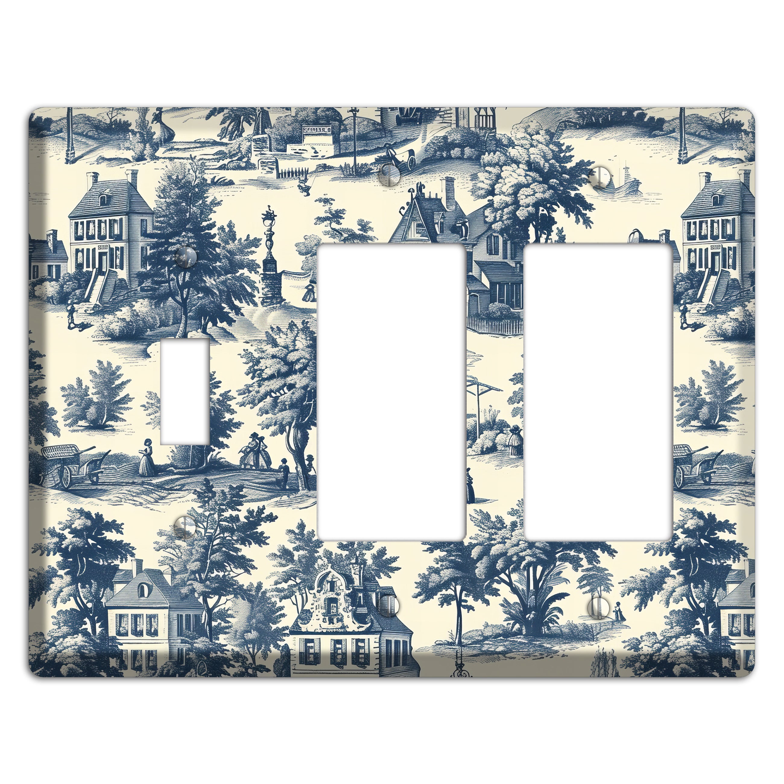 Village & Volley Toggle / 2 Rocker Wallplate
