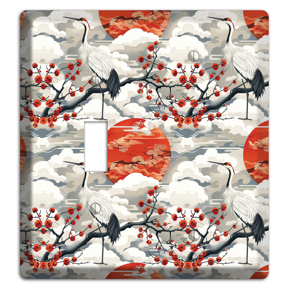 Vermillion Sun Rising Toggle / Blank Wallplate