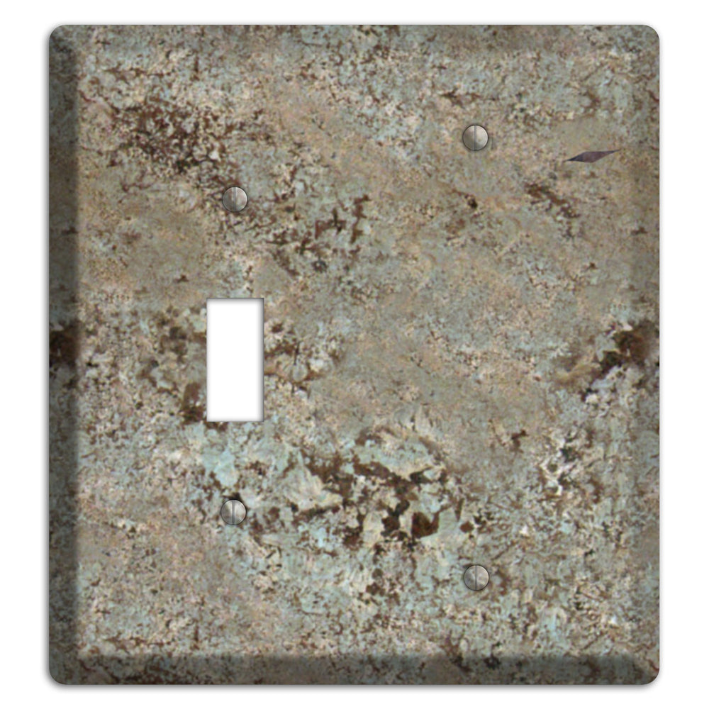 Delicatus White Granite Toggle / Blank Wallplate