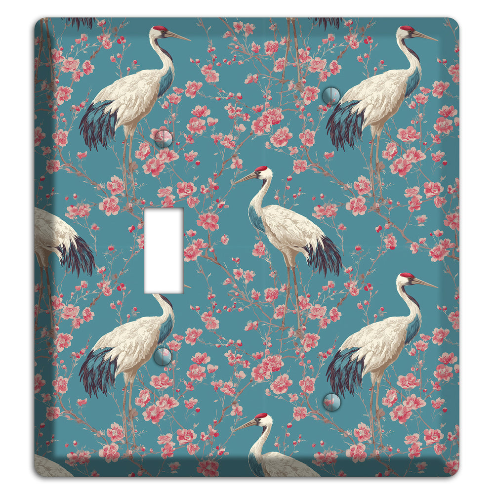 Azure Blossom Vigil Toggle / Blank Wallplate