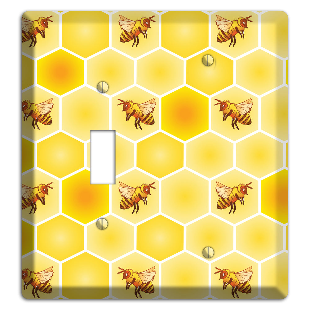 Honeycomb Colony Toggle / Blank Wallplate