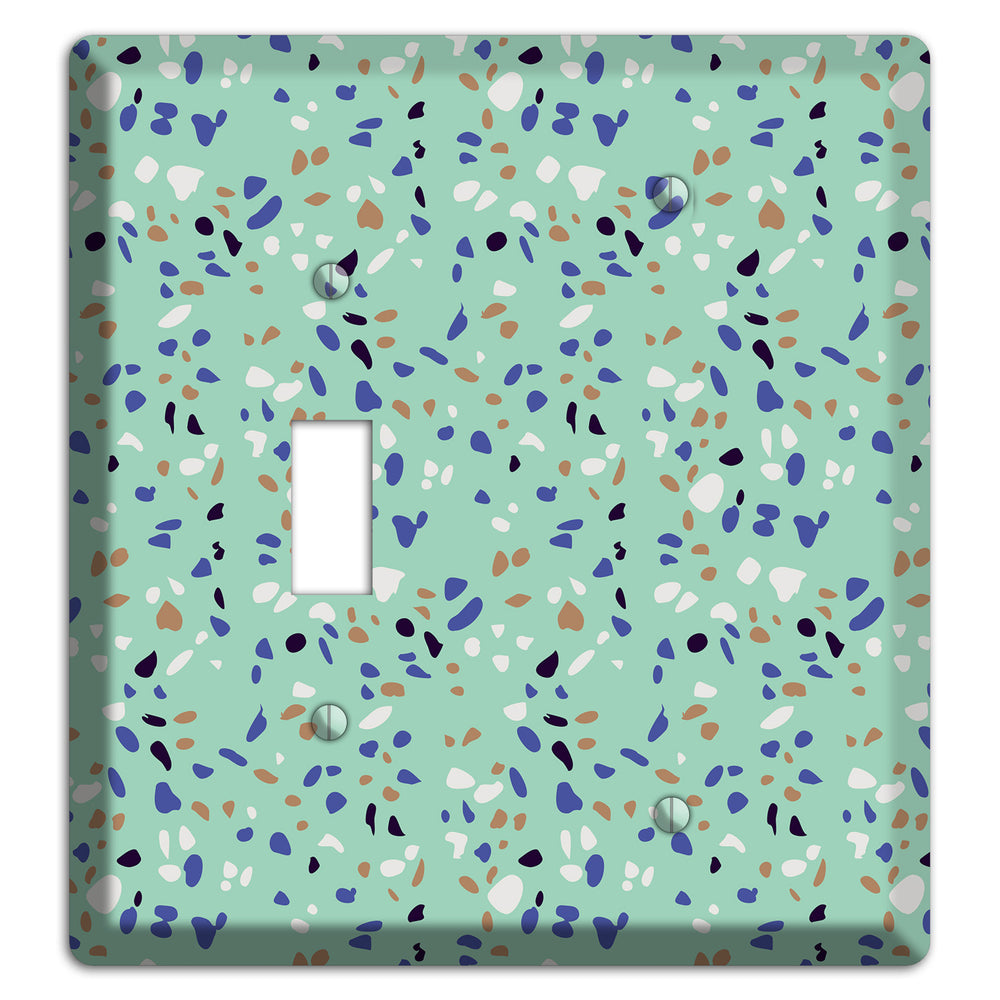 Sea Breeze Confetti Toggle / Blank Wallplate