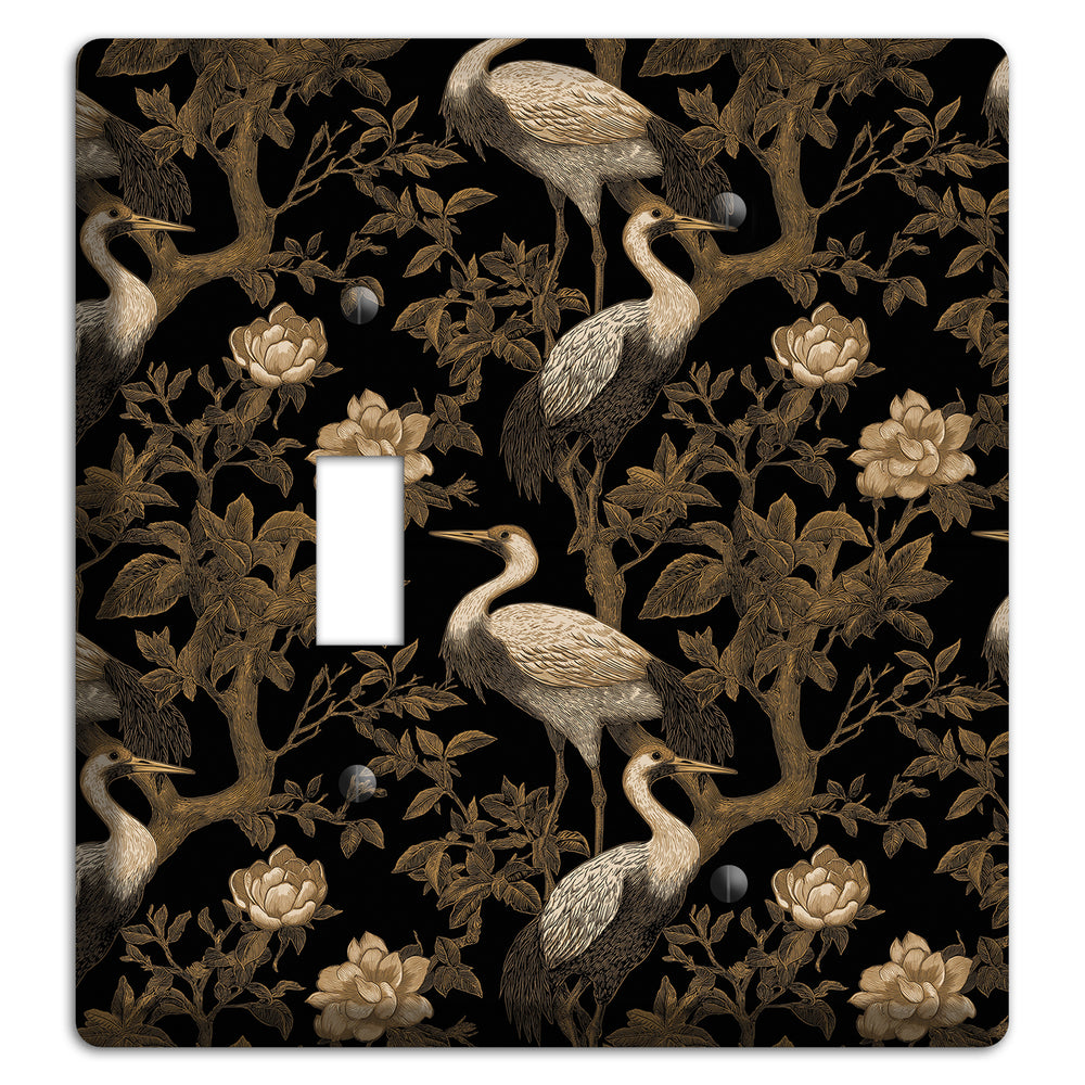 Obsidian Heron Dusk Toggle / Blank Wallplate