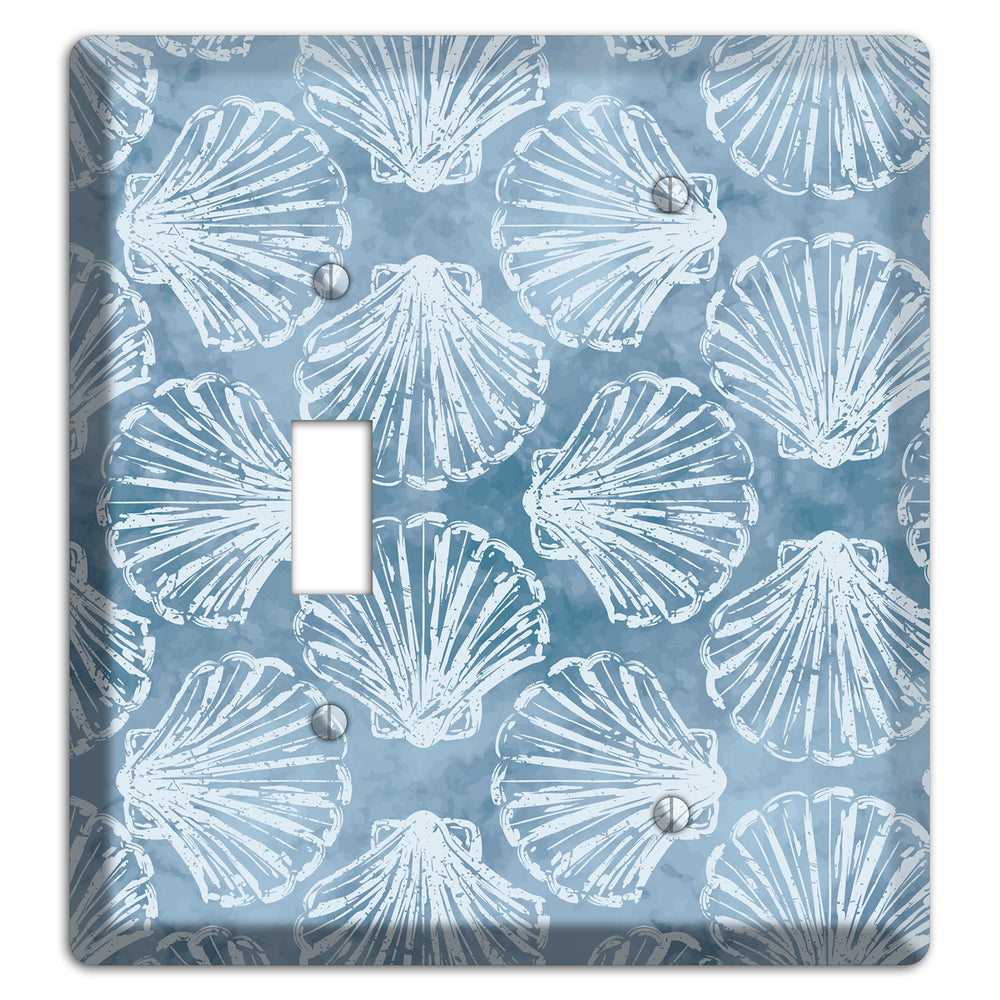 Coastal Shell Drift Toggle / Blank Wallplate