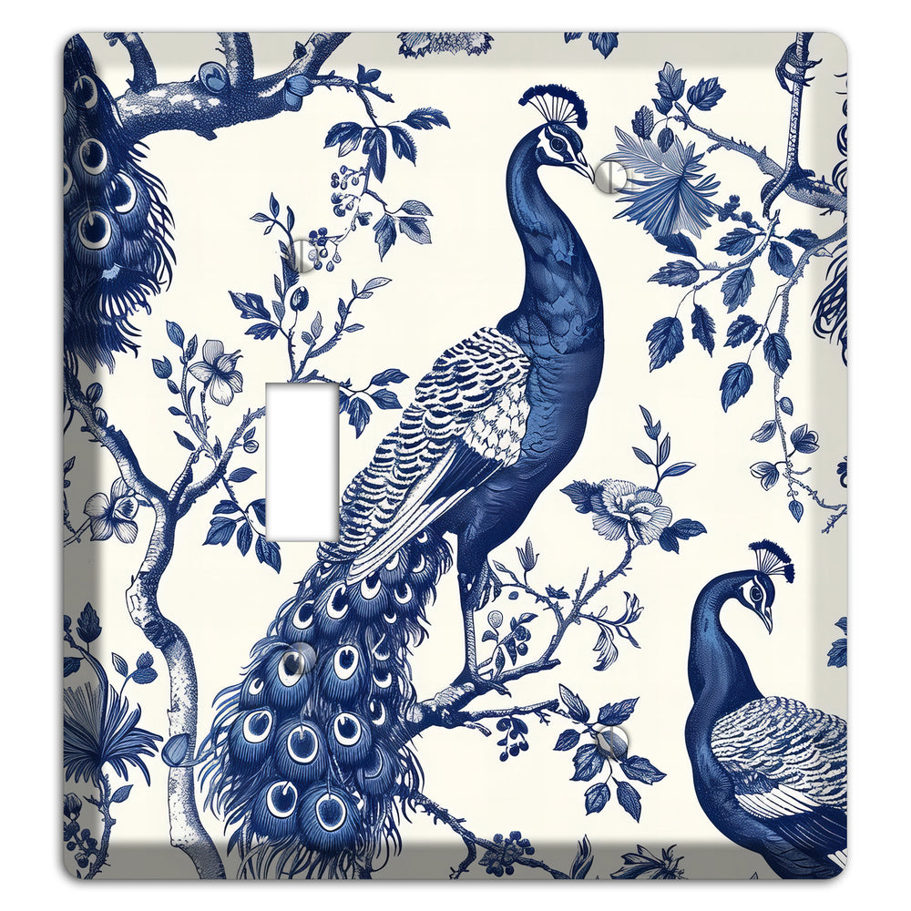 Peacock & Bough Toggle / Blank Wallplate