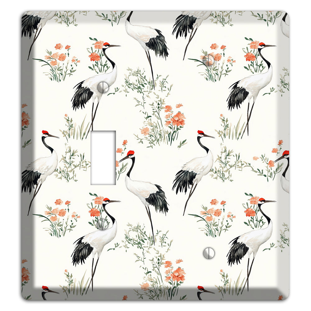 Coral Meadow Flight Toggle / Blank Wallplate