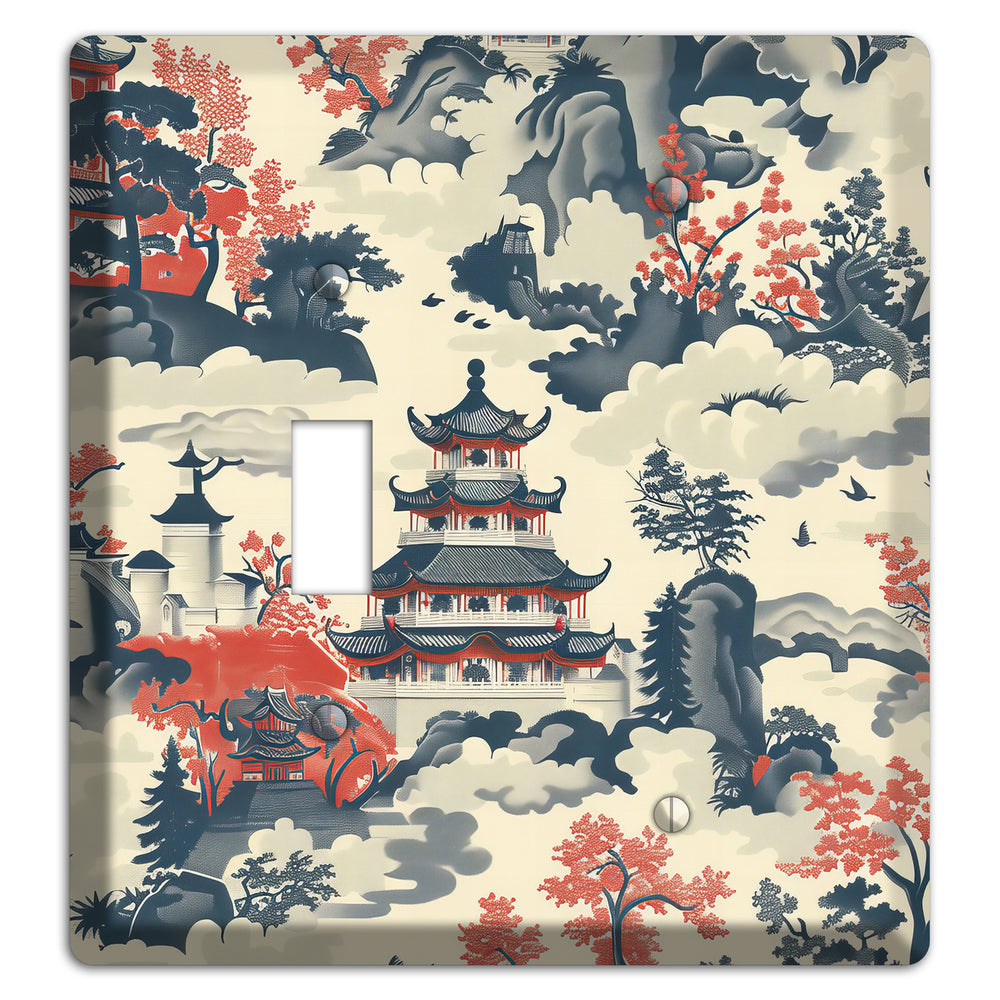 Ink & Ember Pagoda Toggle / Blank Wallplate