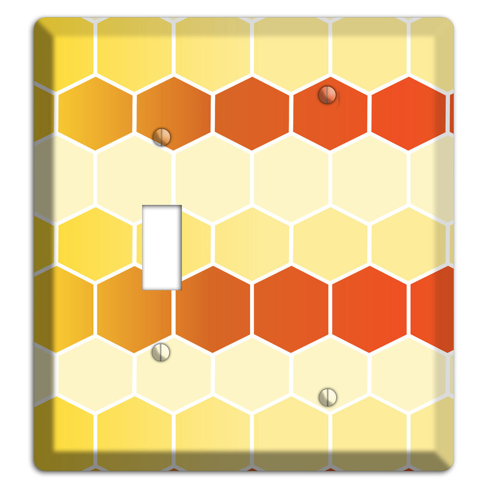 Amber Cell Drift Toggle / Blank Wallplate