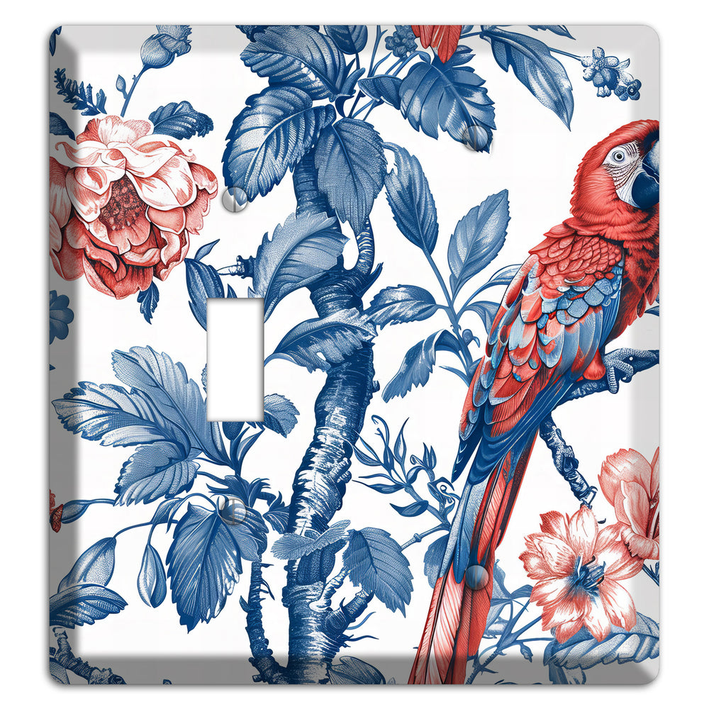 Scarlet in Bloom Toggle / Blank Wallplate