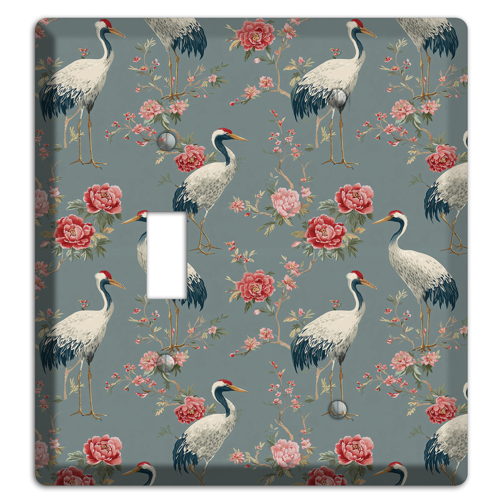 Slate Peony Vigil Toggle / Blank Wallplate