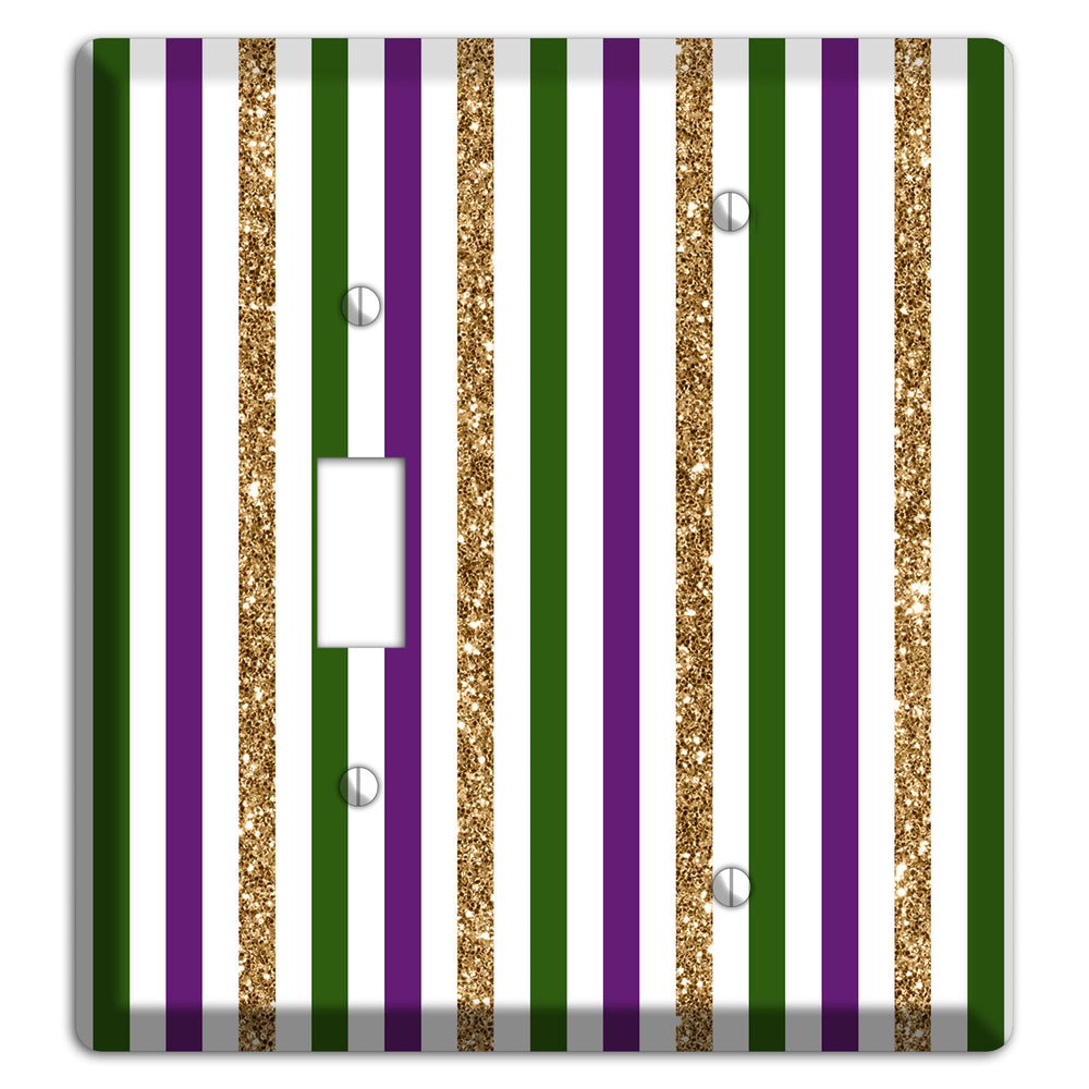 Carnival Stripes: Lumi√®re Toggle / Blank Wallplate