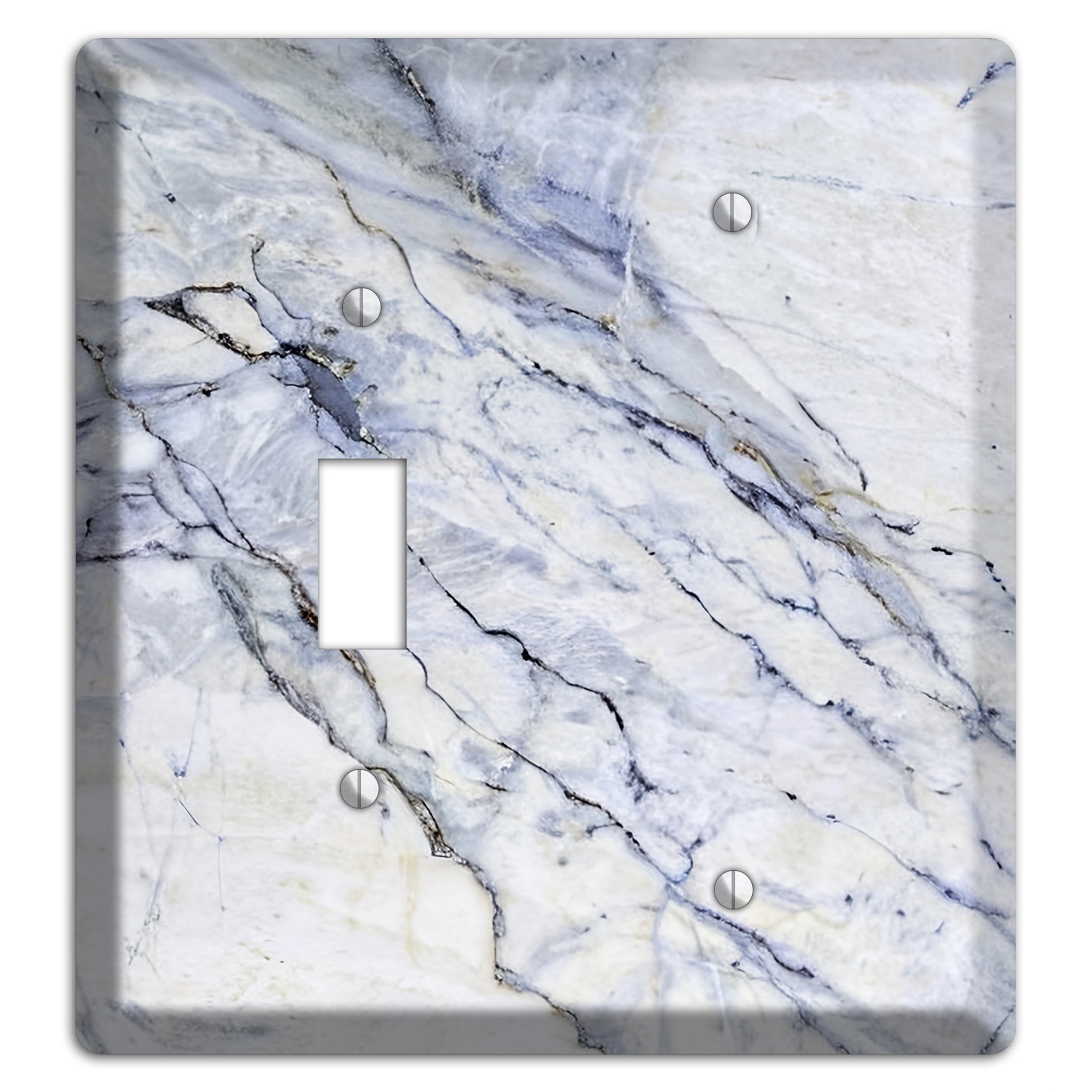 Geyser Marble Toggle / Blank Wallplate