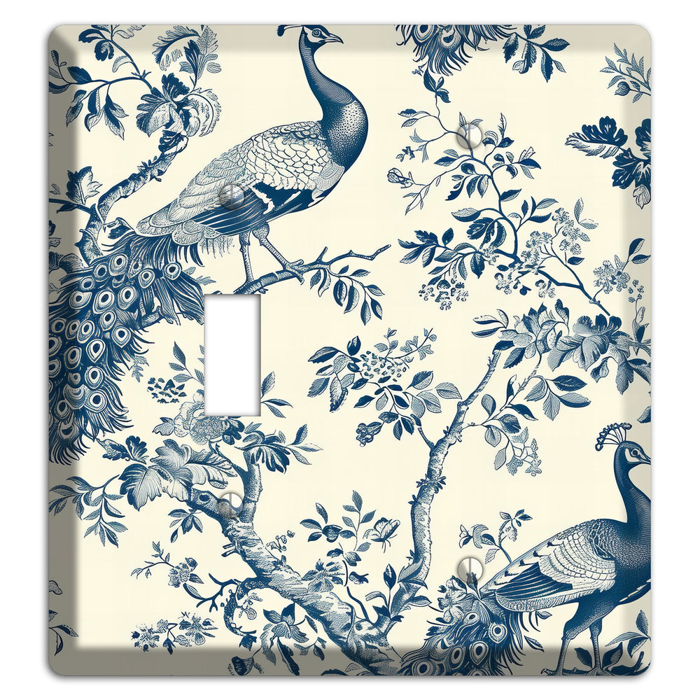 Peacock Court Toggle / Blank Wallplate