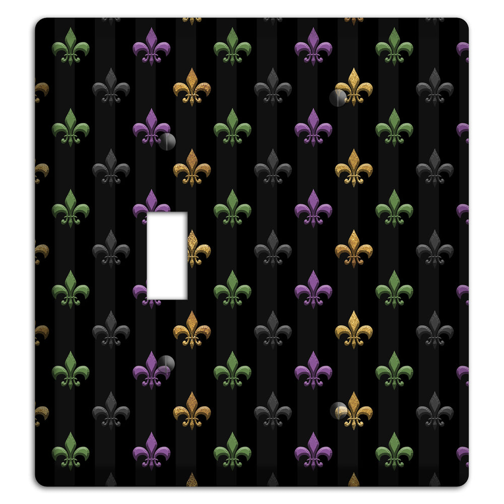 Midnight Fleur Toggle / Blank Wallplate