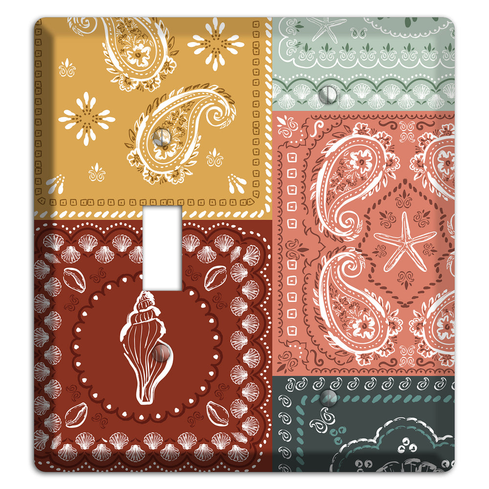 Patchwork Shore Reverie Toggle / Blank Wallplate