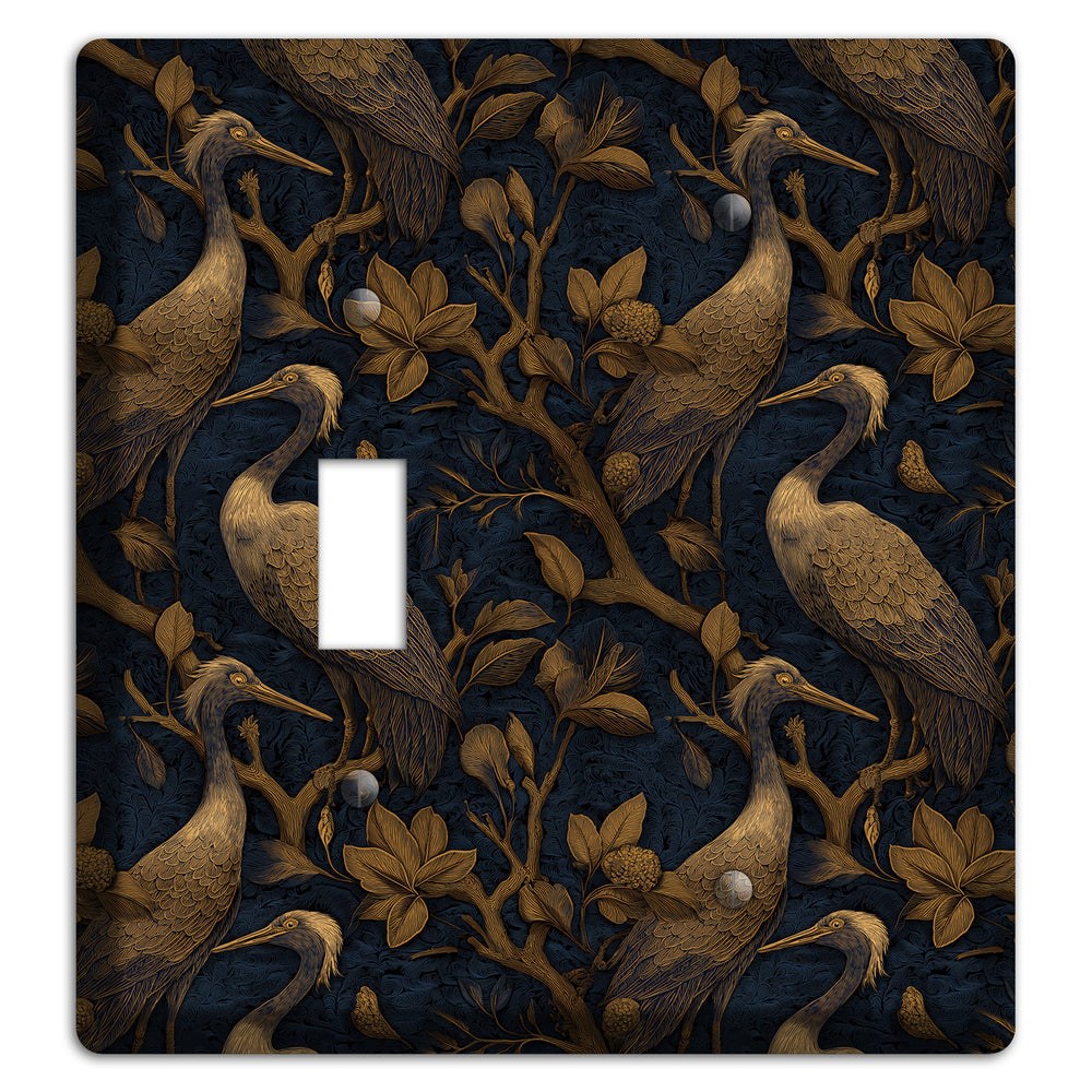 Gilded Heron Dusk Toggle / Blank Wallplate
