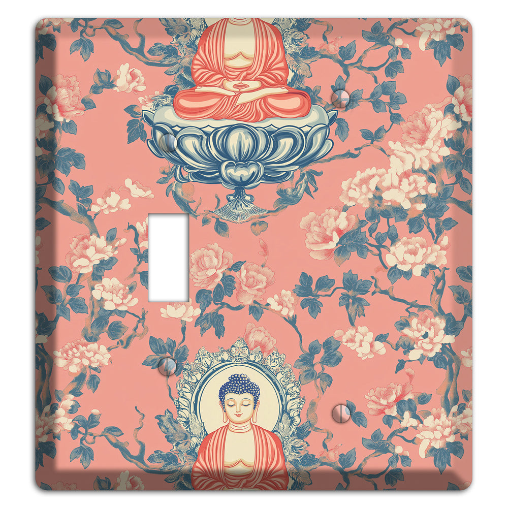 Lotus & Blossom Toggle / Blank Wallplate
